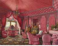 Ukhtomsky Konstantin Andreyevich Interiors of the Winter Palace. The Fourth Reserved Apartment. The Dressing Room - Hermitage